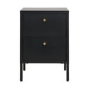 Comodino in metallo nero Dalby - House Nordic