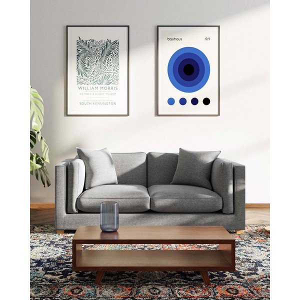 Divano grigio 195 cm Pomo - Ame Yens-image-3