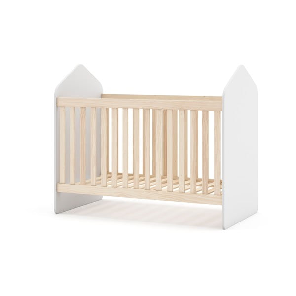 Culla bianca/naturale in pino 60x120 cm Estefania - Marckeric-image-3