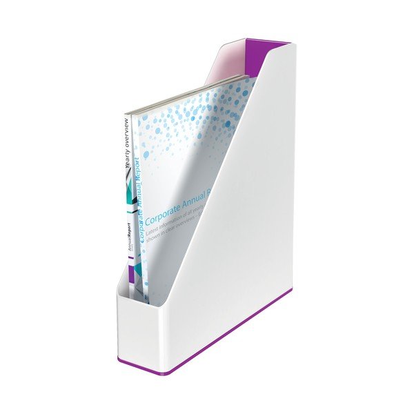Portariviste bianco e viola WOW - Leitz-image-2