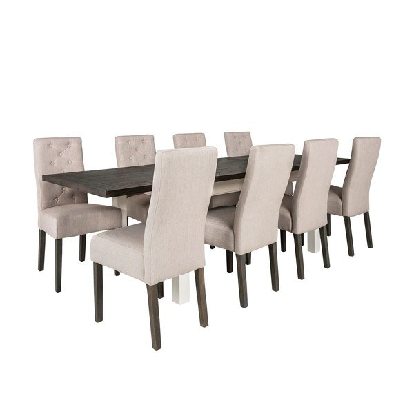 Béžová židle s tmavými nohami Canett Tango-image-4