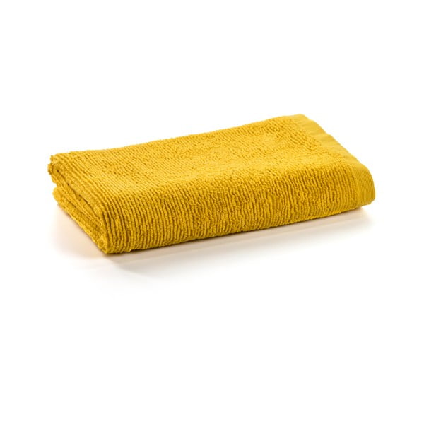 Telo da bagno in cotone giallo, 70 x 140 cm Miekki - Kave Home