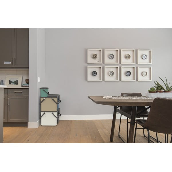 Bidone per rifiuti in plastica riciclata 40 l Albula - Rotho-image-2