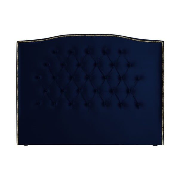 Testata blu navy Mazzini Sofas Daisy, 200 x 120 cm - Cosmopolitan Design