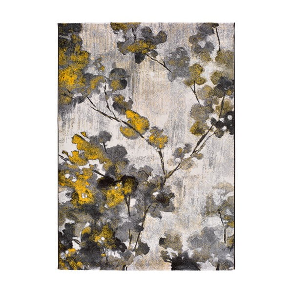 Tappeto giallo-grigio , 120 x 170 cm Bukit Mustard - Universal