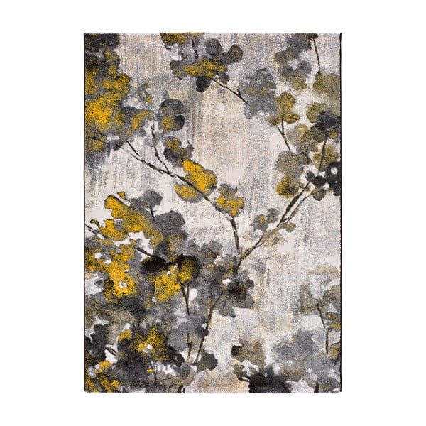 Tappeto giallo-grigio , 160 x 230 cm Bukit Mustard - Universal