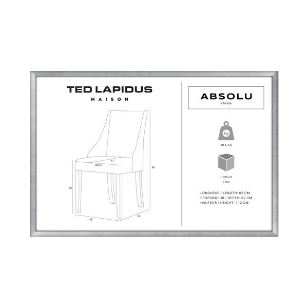 Tmavě zelená židle s tmavě hnědými nohami z bukového dřeva Ted Lapidus Maison Absolu-image-4