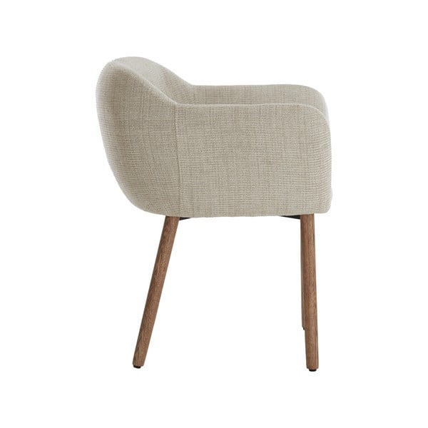 Set di sedie da pranzo beige in imbottito con braccioli 2 pz Blaine – Light & Living-image-3