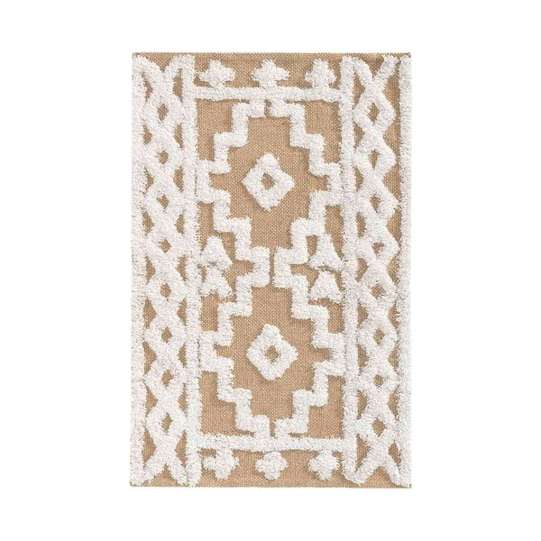 Tappeto beige in misto iuta 60x90 cm Medine – douceur d'intérieur