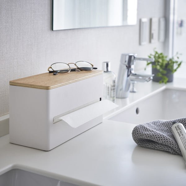 Scatola di metallo per fazzoletti Rin - YAMAZAKI-image-1