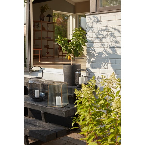 Vasi in pietra in set di 2 pezzi ø 30 cm Podium - Hübsch-image-1