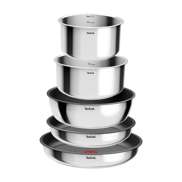 Set di pentole in alluminio 9 pezzi INGENIO Cook Eat L881S904 - Tefal-image-2