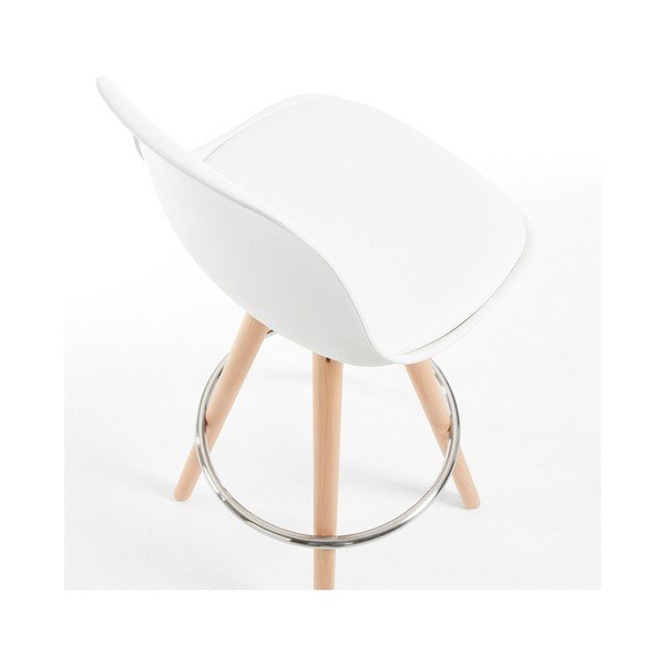 Set di 2 sgabelli da bar bianchi Stag - La Forma-image-4