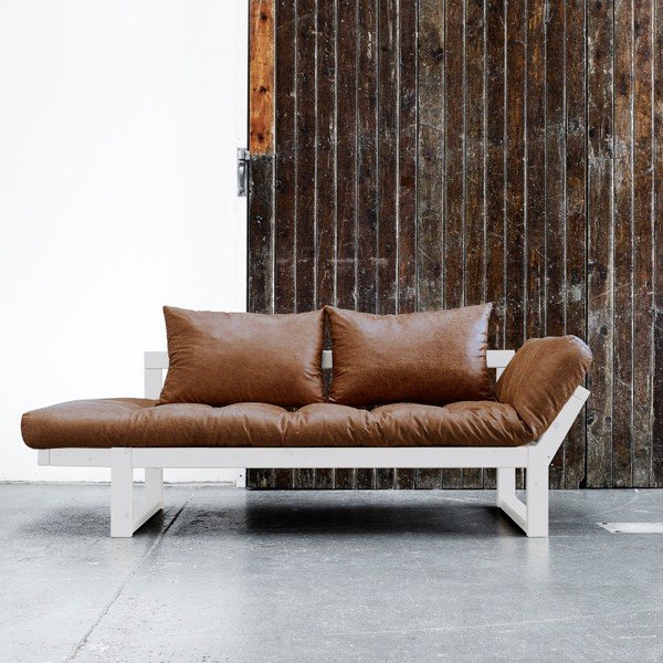 Pohovka Karup Vintage Edge White/Choco-image-1