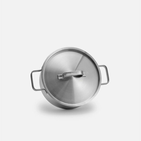 Casseruola in acciaio inox con coperchio incluso 4 l Lucca 4.0 – FABINI-image-2