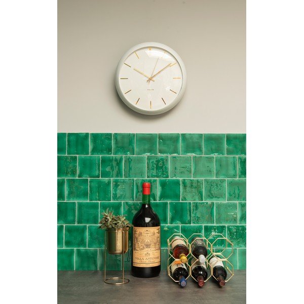 Portabottiglie pieghevole in metallo color oro Honeycomb - PT LIVING-image-1