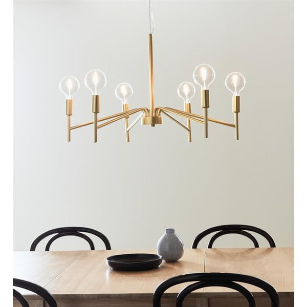 Lampada a sospensione di colore oro , ø 70 cm Monarch - Markslöjd-image-2