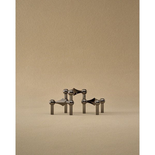 Portacandele in set in metallo 3 pz Nagel – STOFF Nagel-image-1