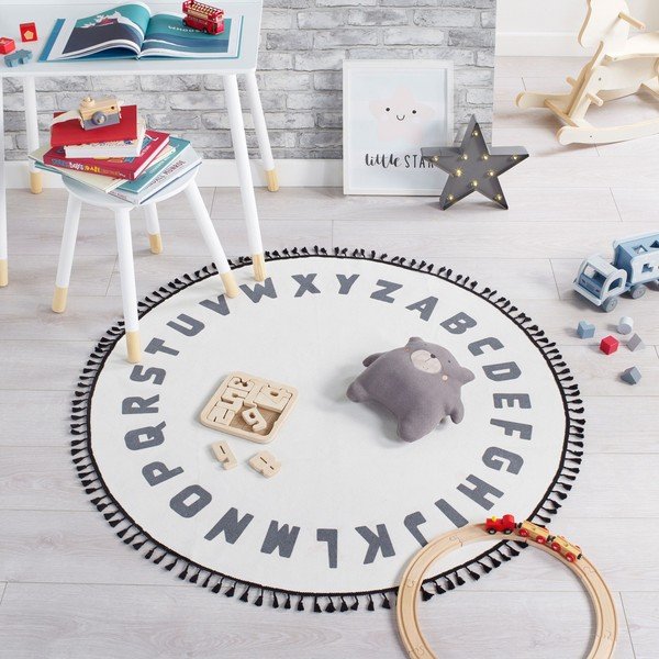 Tappeto per bambini , ø 120 cm Alphabet - Flair Rugs-image-4