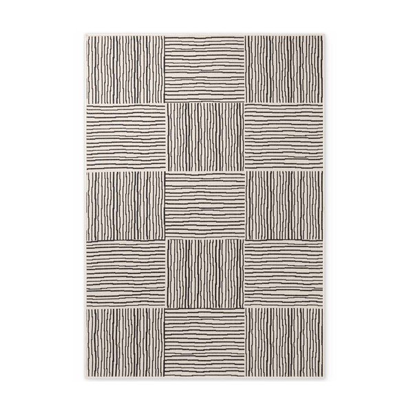 Tappeto da interno/esterno nero/color crema 160x230 cm Haringey Nightingale – Ted Baker