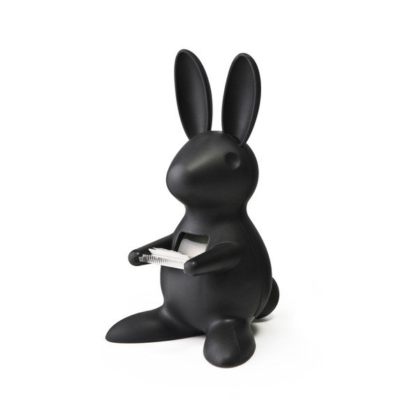 Držák na lepicí pásku Bunny, černý