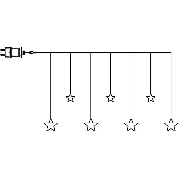Decorazione luminosa con motivo natalizio Dew Drop Stars - Star Trading-image-3