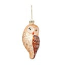 Decorazione per albero di natale in vetro fatta a mano 13 cm Owl – Sass & Belle
