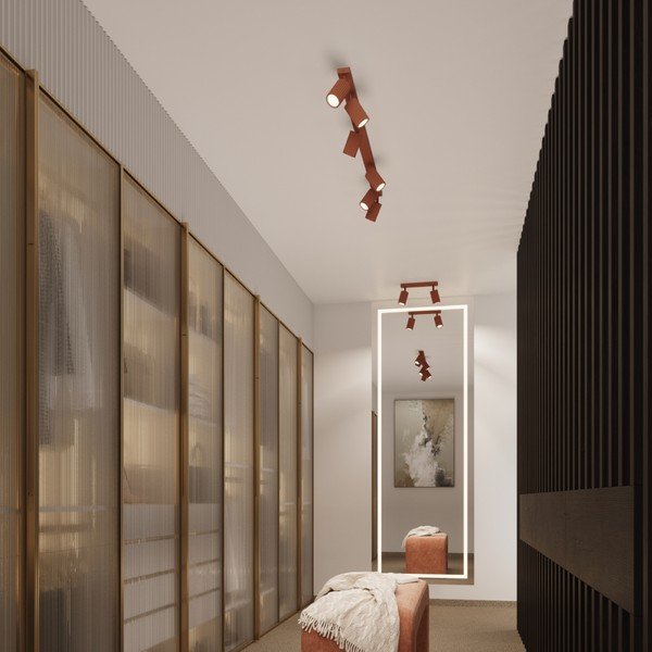 Faretto color mattone 6,5x30 cm Gleam – Sollux-image-2