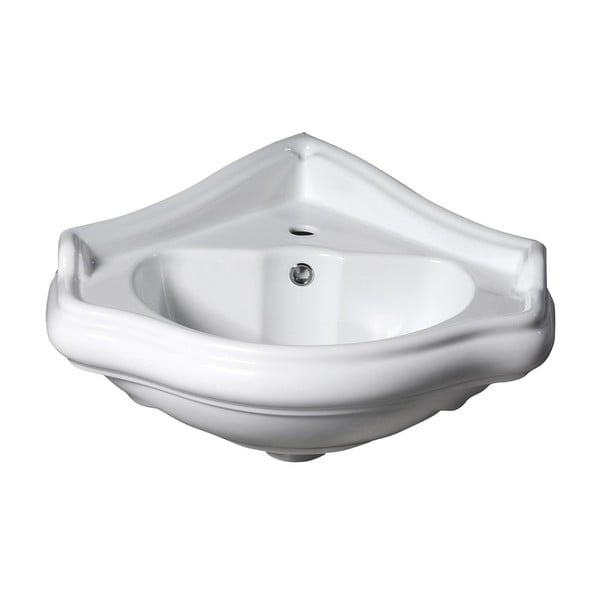 Lavabo bianco in ceramica 57,5x58 cm Retro – Sapho