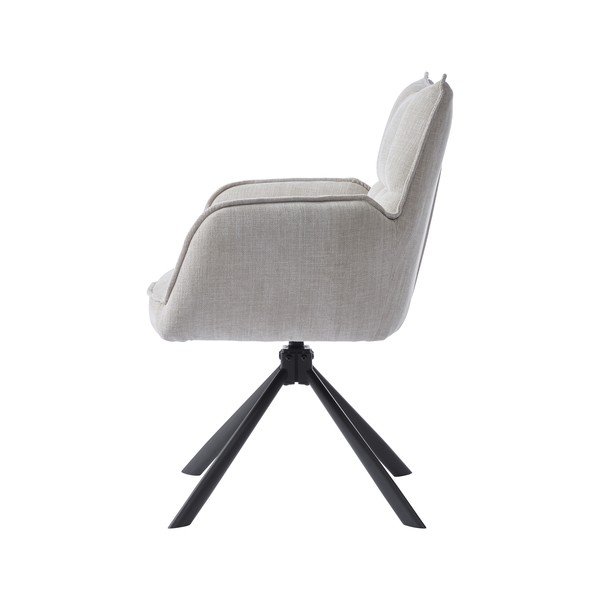 Set di sedie da pranzo color crema in imbottito 2 pz Marilla – Unique Furniture-image-3