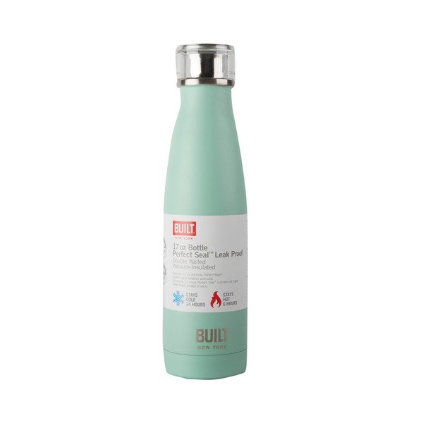 Bottiglia termica in acciaio inox turchese Built - Creative Tops-image-1
