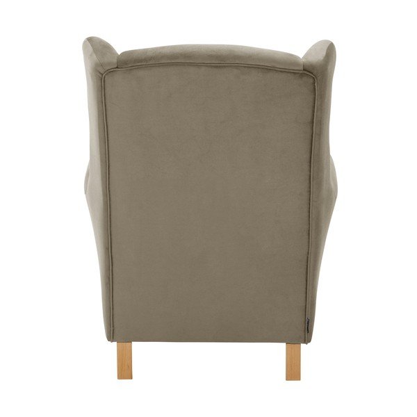 Poltrona in velluto marrone Lorris - Max Winzer-image-4