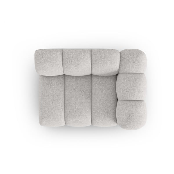 Divano componibile in grigio chiaro (con penisola a destra) Lupine – Micadoni Home-image-3