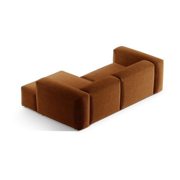 Divano angolare color mattone (con penisola a destra/con chaise lounge) Bergamo – Cosmopolitan Design-image-4