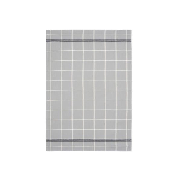 Asciugamano da cucina in cotone grigio Geometrico, 50 x 70 cm Minimal - Södahl
