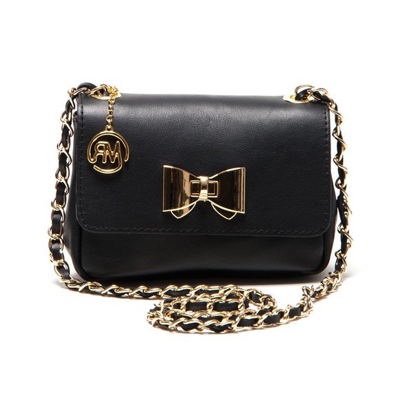 Kožená kabelka Roberta M. 2050 Nero