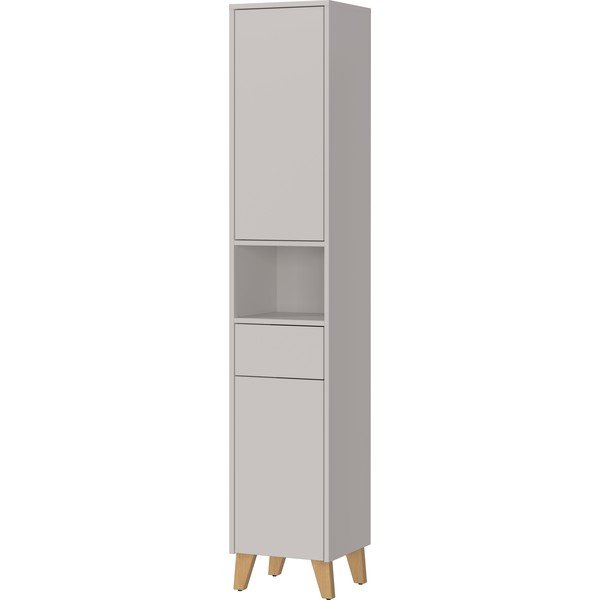 Mobile per bagno color crema opaco alto 33x181 cm Arnea – Germania