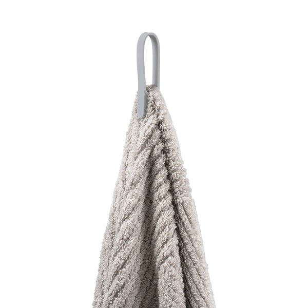 Gancio per asciugamani grigio chiaro in silicone 2 pz Loop – Zone-image-1