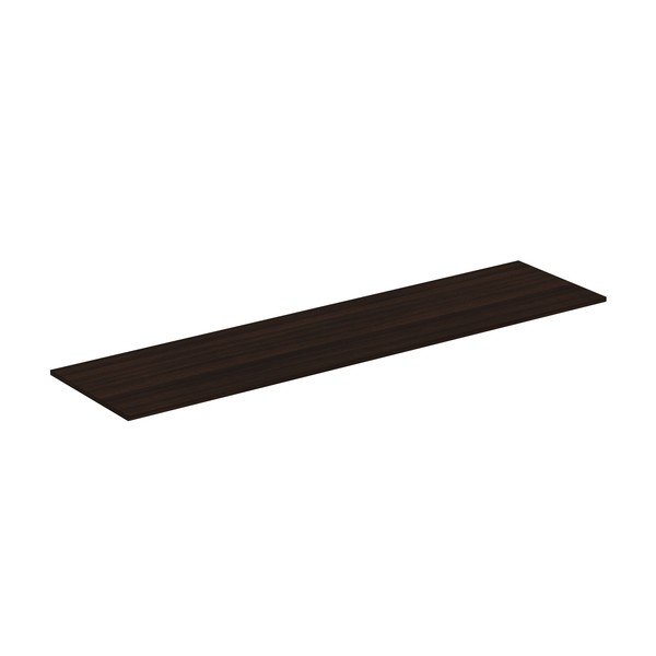 Piano sottolavabo marrone scuro in rovere 200x51 cm i.Life B - Ideal Standard-image-1