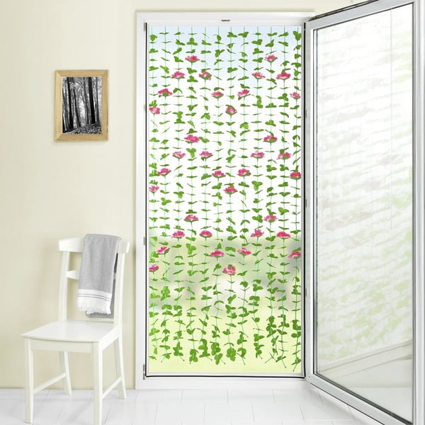 Tenda rossa/verde alla porta 90x190 cm Roses – Maximex-image-3
