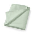 Lenzuolo con angoli verde chiaro in raso di cotone 180x260 cm Cotton Sateen – Bianca