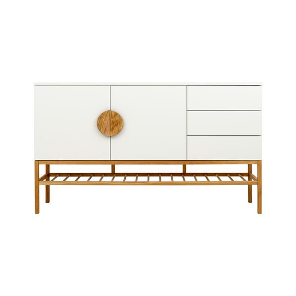 Cassettiera bianca , 176 x 102 cm Scoop - Tenzo