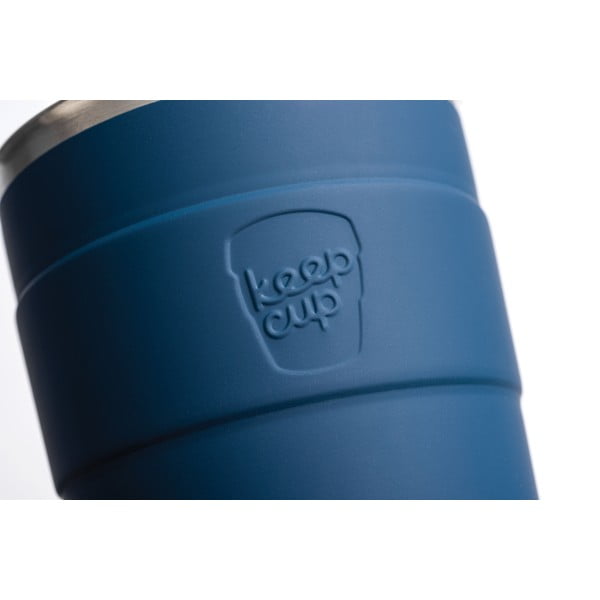 Tazza da viaggio blu scuro con coperchio Thermal, 340 ml Spruce - KeepCup-image-4
