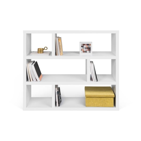 Libreria bianca 120x105 cm Dublin - TemaHome-image-2