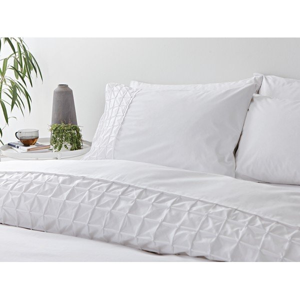 Biancheria da letto in cotone bianco, 200 x 200 cm Origami - Bianca-image-2