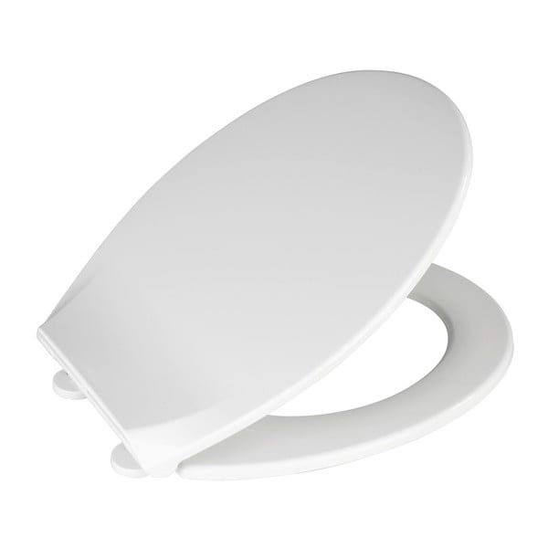 Sedile per wc bianco con chiusura facilitata , 44 x 37 cm Kos - Wenko-image-2