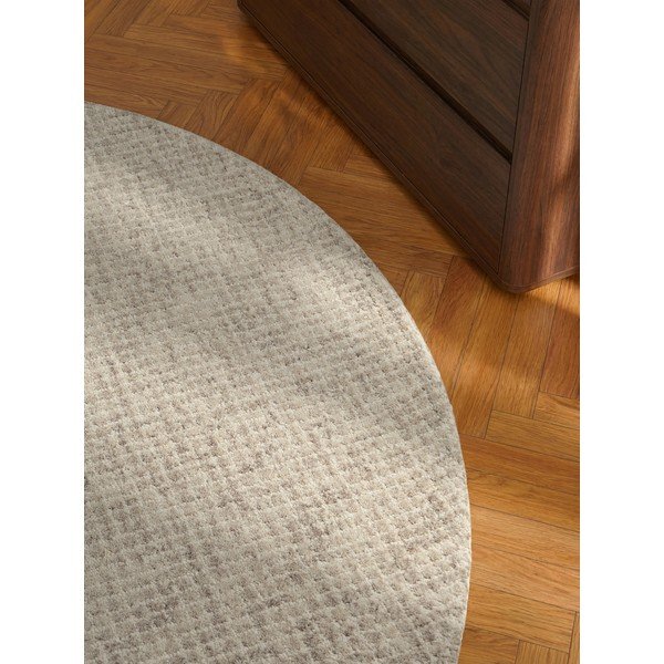 Tappeto rotondo beige in lana ø 160 cm Eloise – Hanse Home-image-3
