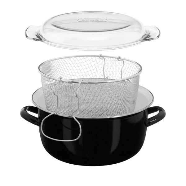 Pentola nera, volume 5 l - Premier Housewares