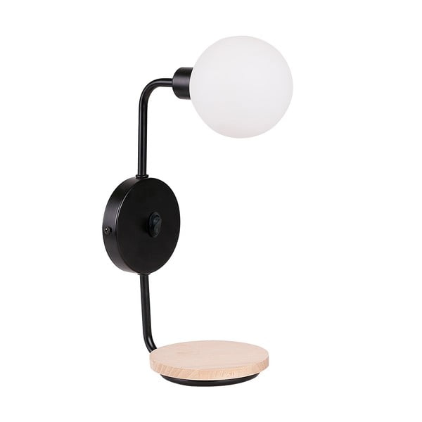 Lampada da parete nera Ponio - Candellux Lighting