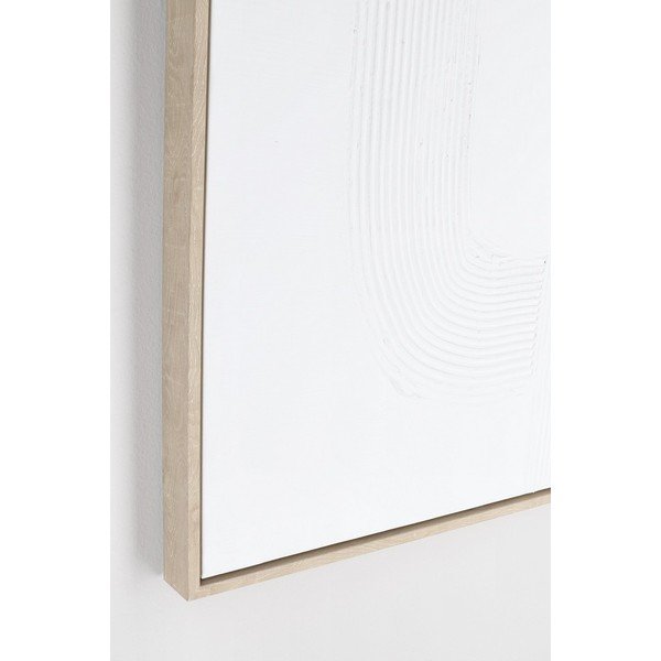 Dipinto dipinto a mano con cornice inclusa/dipinto su tela 83x83 cm Texture – Bizzotto-image-2